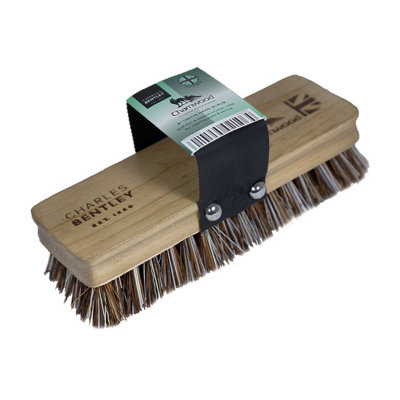 Charles Bentley Charnwood 8" Union Hand Scrub Garden Maintenance FSC Wood Green - 3