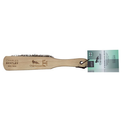 Charles Bentley Charnwood Bassine Hand Brush Garden Maintenance FSC Wood Green - 5