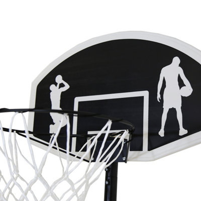 Charles Bentley Children's Adjustable Basketball Hoop with Backboard 1.38 - 2m