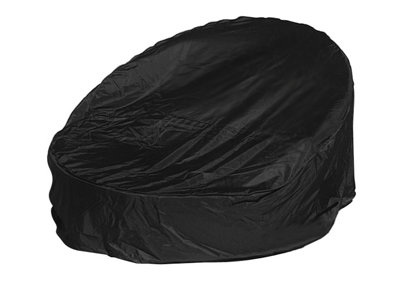 Charles Bentley Deluxe Rattan Day Bed Cover - Black - 3