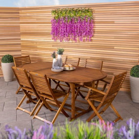 Wooden garden table online b&q