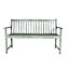Charles Bentley FSC Acacia White Washed Wooden Garden Patio Outdoor Bench