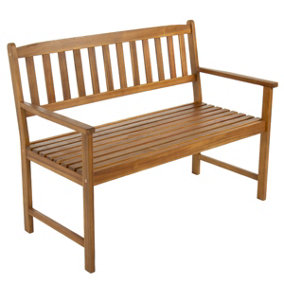 Charles Bentley FSC Acacia Wooden 2 Seater Bench