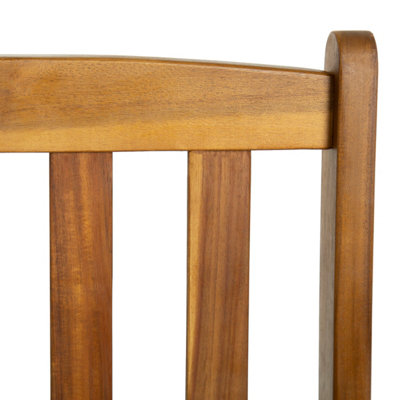 Charles Bentley FSC Acacia Wooden 2 Seater Bench - 6