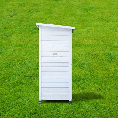Charles Bentley FSC Two Storey Outdoor Pet Hutch with Tray Grey - 7