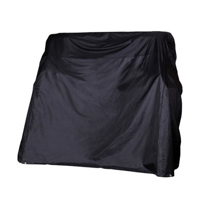 Charles Bentley Garden Swing Seat Cover - Black