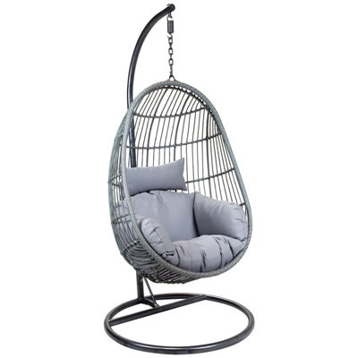 Charles bentley egg shaped store rattan swing chair