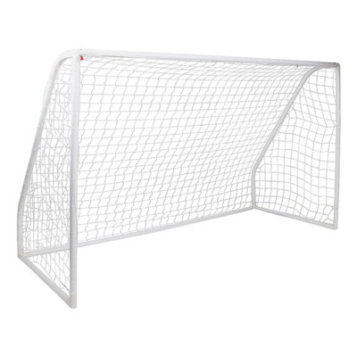 Charles Bentley Kids 10ftx6ft White Portable Football Goal