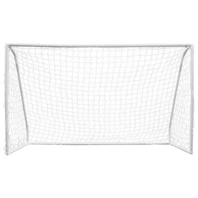 Charles Bentley Kids 10ftx6ft White Portable Football Goal