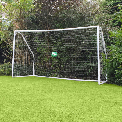 Charles Bentley Kids 10ftx6ft White Portable Football Goal - 5