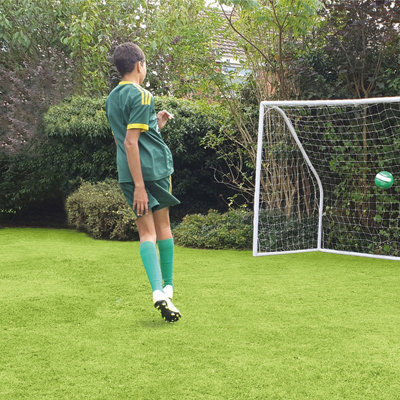 Charles Bentley Kids 10ftx6ft White Portable Football Goal - 8