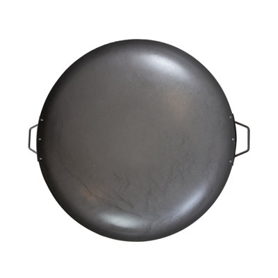 Charles Bentley Large 80cm Round Oil Finished Fire Pit Steel Outdoor Heating - 5