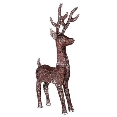 Charles Bentley LED Deer Decoration Pair 70/90 cm Waterproof Battery Powered - 3
