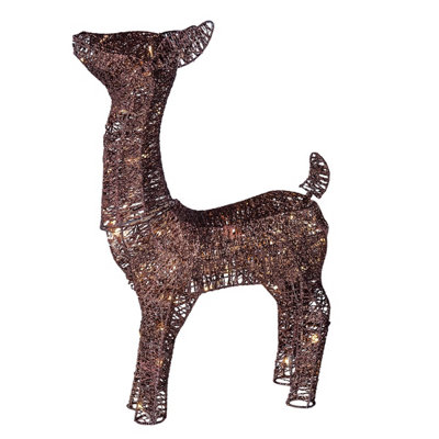 Charles Bentley LED Deer Decoration Pair 70/90 cm Waterproof Battery Powered - 4