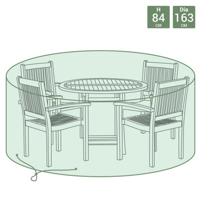 Charles Bentley Medium Tarpaulin Garden Furniture Set Cover - Green