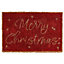 Charles Bentley Merry Christmas Coir Door Mat 24" Christmas Red 39x60cm
