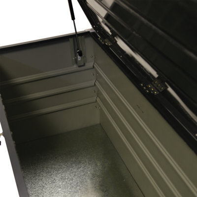 Charles Bentley Metal Storage Chest w/ Lock & Key Waterproof Seal Hydraulic Lid - 4