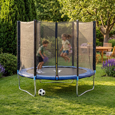 シャーリーテンプル　キャンディーバニー　100 Charles Bentley Monster Children's 8ft Trampoline with Safety Net