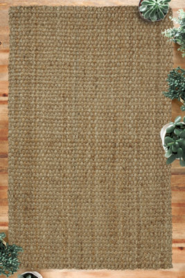 Charles Bentley Natural Jute Runner 60x180cm Hallway Runner Rug Mat Carpet