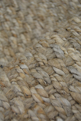 Charles Bentley Natural Jute Runner 60x180cm Hallway Runner Rug Mat Carpet - 4