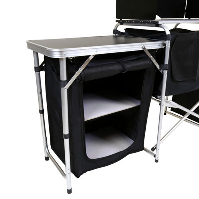Charles Bentley Odyssey Folding Kitchen Camping Large Storage Unit Portable - 4