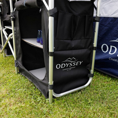 Charles Bentley Odyssey Folding Kitchen Camping Large Storage Unit Portable - 8