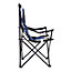 Charles Bentley Odyssey Single Folding Camping Chair Blue & Grey Lightweight