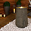 Charles Bentley Rattan Effect Water Feature with LED light