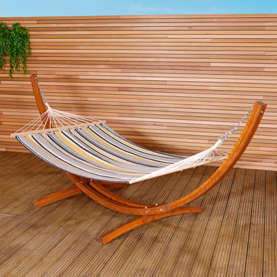 Charles Bentley Replacement Hammock Sling H.35 x L300 x W120cm Multi-coloured - 7