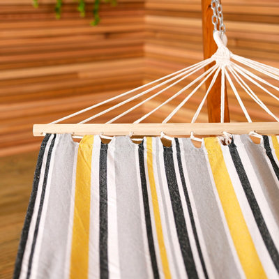 Charles Bentley Replacement Hammock Sling H.35 x L300 x W120cm Multi-coloured - 4