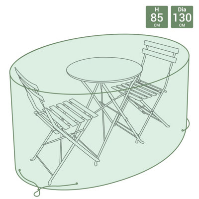 Charles Bentley Small Furniture Cover/Bistro Set Cover - Green