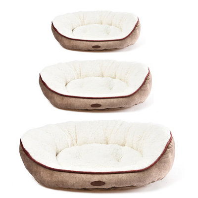 Charles Bentley Small Memory Foam Pet Bed Taupe