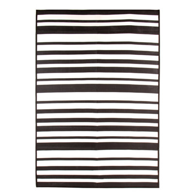 Charles Bentley Stripe Lightweight Waterproof Indoor/Outdoor Rug 230x160cm