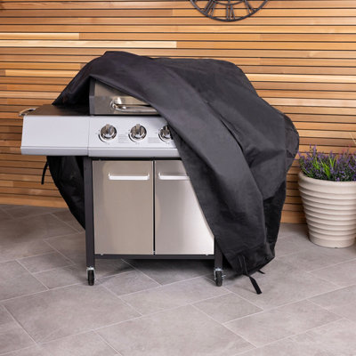 Charles Bentley Universal Waterproof Gas Charcoal BBQ Cover Large 4-5 Burner