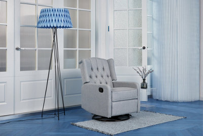 Gray store nursery recliner