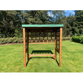 Charles Taylor Wentworth Two Seat Arbour Frame Green