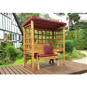 Charles Taylor Wentworth Two Seater Arbour Burgundy