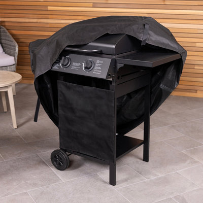 Charles Universal Gas Charcoal Premium BBQ Cover Polyester Canvas Small 2 Burner