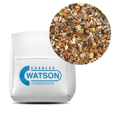 Charles Watson 10mm Golden Gravel Decorative Garden Stone Bulk Bag Approx. 850kg