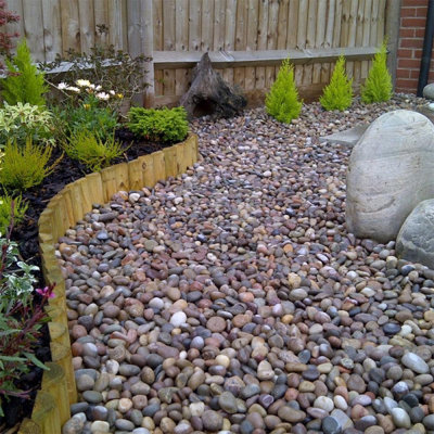 Charles Watson 20 30mm Scottish Pebbles Rounded Decorative Stones Large Approx. 20kg Polybag