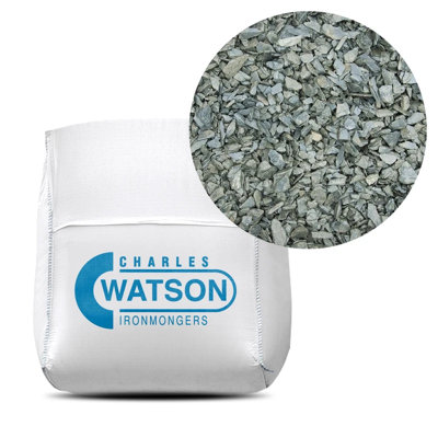 Charles Watson 20mm Green Slate Decorative Garden Stone Bulk Bag Approx. 850kg