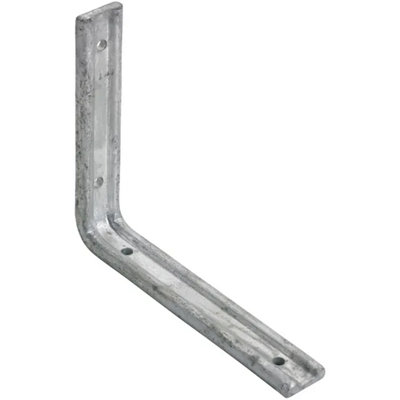Charles Watson 8 x 6" Galvanised Heavy Duty Shelf Brackets L Brackets 8 x 6"