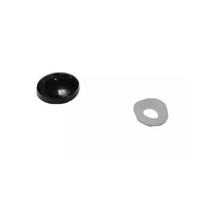 Charles Watson Black Plastic 2 Piece Screw Cap Cover For No.6-8 Screws Pack of 5