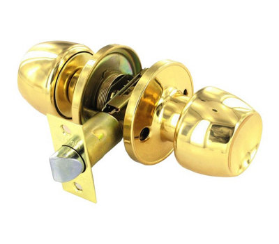 Charles Watson Brass Passage Door Knob Set for Internal Doors