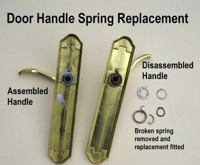 Charles Watson Door Handle Spring Replacement 2.5 Turn Internal Coil Repair Pack of 6