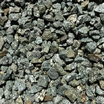 Charles Watson Green Basalt 16mm Decorative Angular Chippings Approx. 20kg Polybag