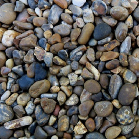 Charles Watson Lydd Pebbles Naturally Rounded Brown, Grey & Cream 20mm