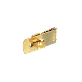 Charles Watson Solid Brass Hasp & Staple 38mm Cupboard Lock