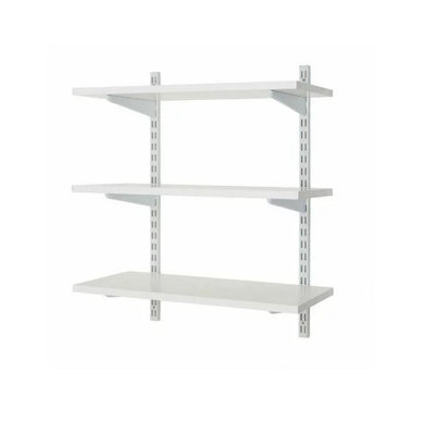 Charles Watson Twin Slot 3 Tier Shelf Kit For 300mm Shelving Uprights & Brackets