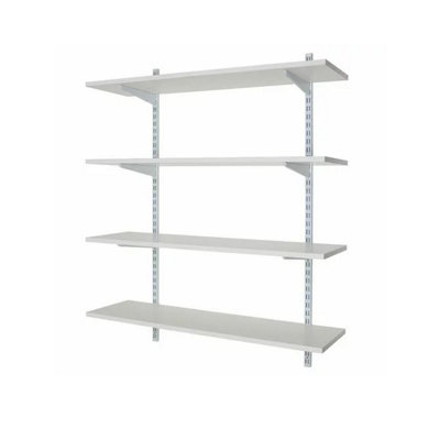 Charles Watson Twin Slot 4 Tier Shelf kit to Suit 150 - 200mm Shelves